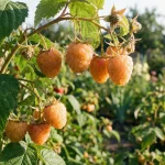 Абрикосовая желтая малина купить в питомнике малины Кустик Сад